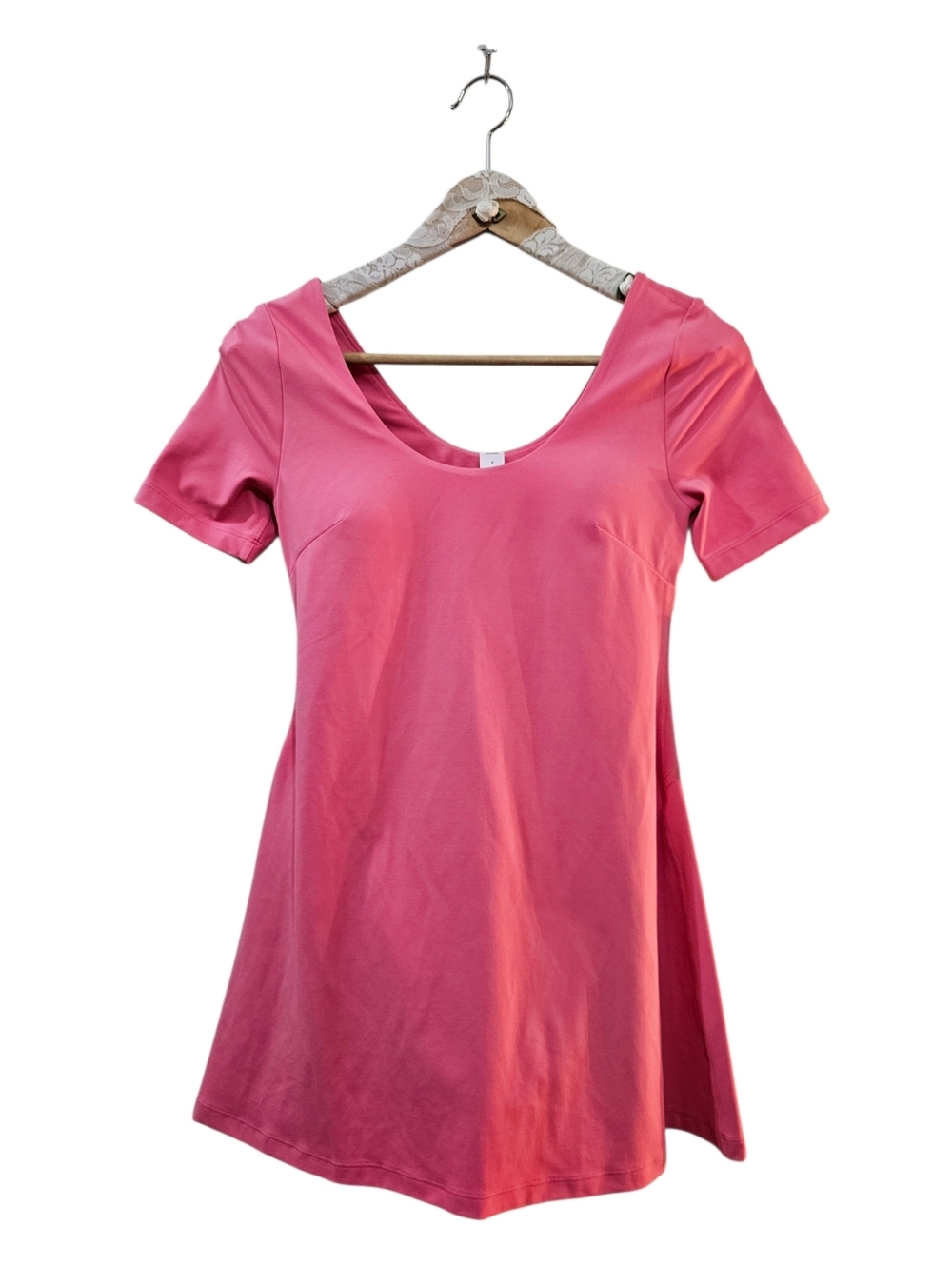 Lululemon Align Short Sleeve Dress Sakura Pink Size 4 NWT